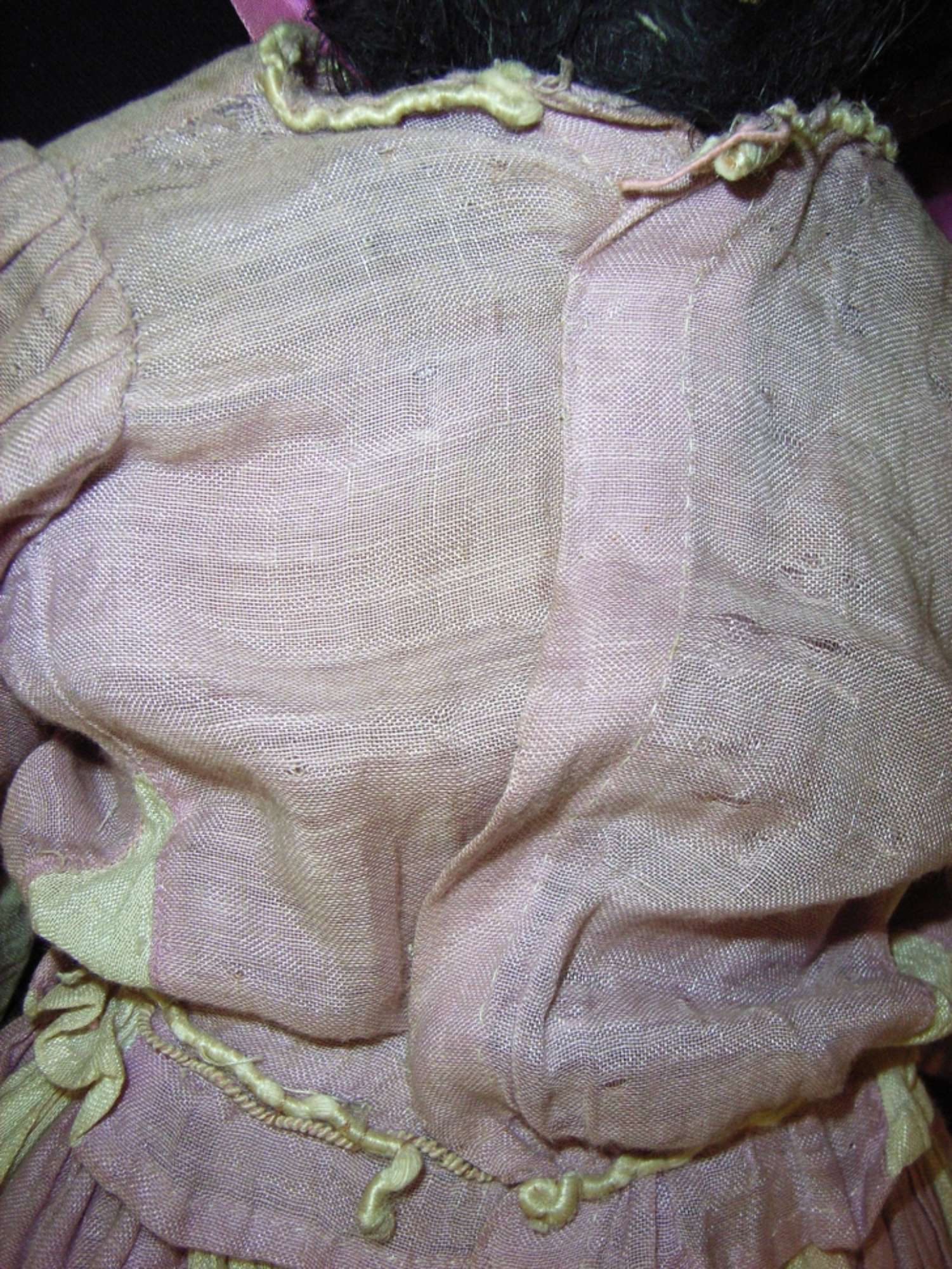 Corpetto retro dopo il restauro